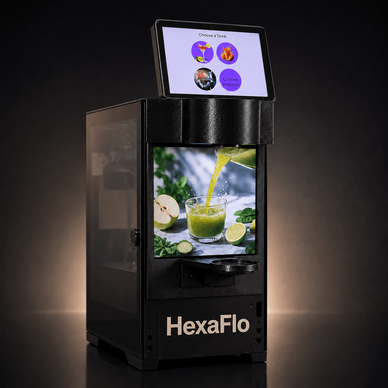 HexaFlo dispenser product render